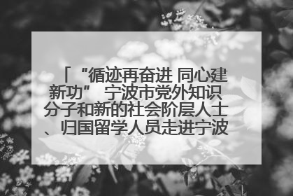 “循迹再奋进 同心建新功” 宁波市党外知识分子和新的社会阶层人士、归国留学人员走进宁波舟山港穿山港区