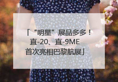 “明星”展品多多！直-20、直-9ME首次亮相巴黎航展