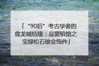 “90后”考古学者的盘龙城情缘：最爱镇馆之宝绿松石镶金饰件
