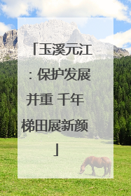 玉溪元江：保护发展并重 千年梯田展新颜