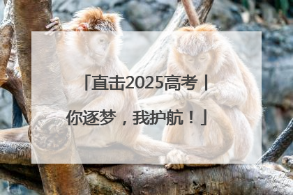 直击2025高考丨你逐梦，我护航！