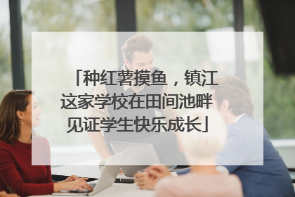 种红薯摸鱼，镇江这家学校在田间池畔见证学生快乐成长