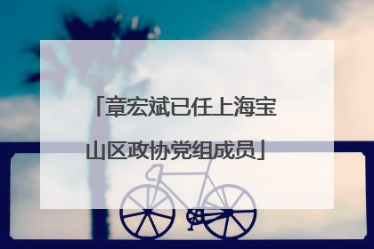 章宏斌已任上海宝山区政协党组成员