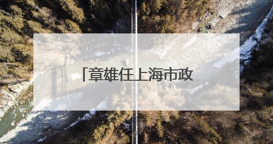 章雄任上海市政府办公厅主任