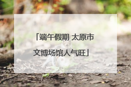 端午假期 太原市文博场馆人气旺