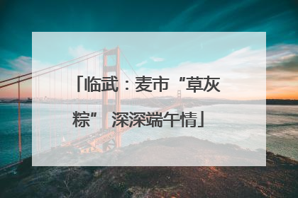 临武：麦市“草灰粽” 深深端午情