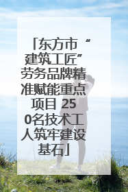 东方市“建筑工匠”劳务品牌精准赋能重点项目 250名技术工人筑牢建设基石