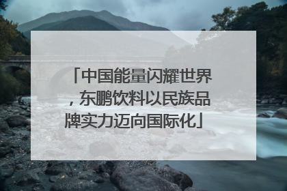 中国能量闪耀世界，东鹏饮料以民族品牌实力迈向国际化