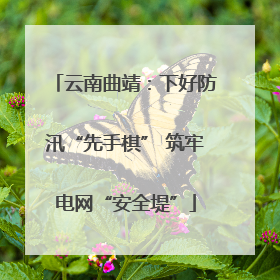 云南曲靖：下好防汛“先手棋” 筑牢电网“安全堤”
