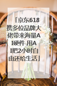 京东618携多位品牌大佬带来海量AI硬件 用AI把2小时自由还给生活