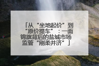 从“坐地起价”到“原价提车”：一面锦旗背后的盐城市场监管“刚柔并济”