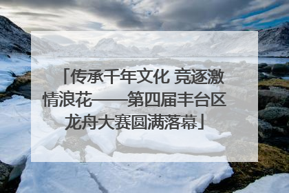 传承千年文化 竞逐激情浪花——第四届丰台区龙舟大赛圆满落幕