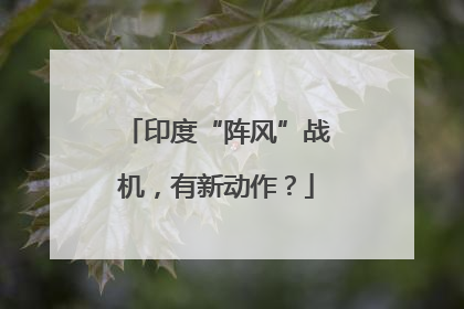 印度“阵风”战机，有新动作？