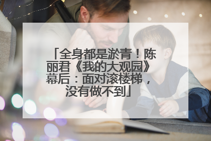 全身都是淤青！陈丽君《我的大观园》幕后：面对滚楼梯，没有做不到