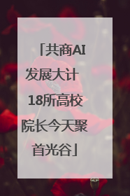 共商AI发展大计 18所高校院长今天聚首光谷