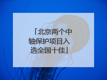 北京两个中轴保护项目入选全国十佳