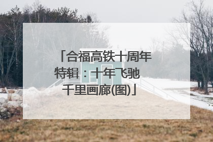 合福高铁十周年特辑：十年飞驰 千里画廊(图)