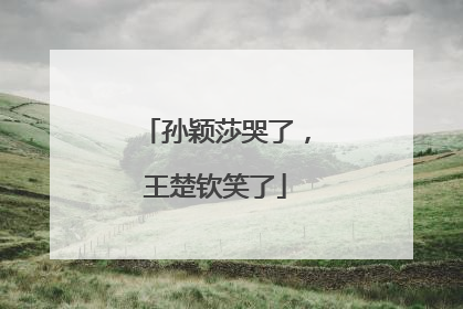 孙颖莎哭了，王楚钦笑了