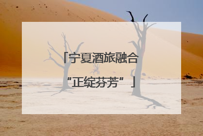 宁夏酒旅融合“正绽芬芳”