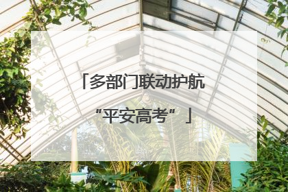 多部门联动护航“平安高考”