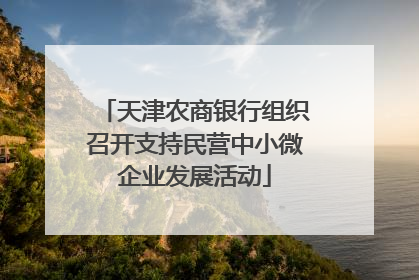 天津农商银行组织召开支持民营中小微企业发展活动