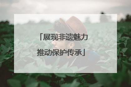 展现非遗魅力 推动保护传承