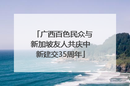 广西百色民众与新加坡友人共庆中新建交35周年