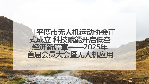 平度市无人机运动协会正式成立 科技赋能开启低空经济新篇章——2025年首届会员大会暨无人机应用发展论坛成功举办