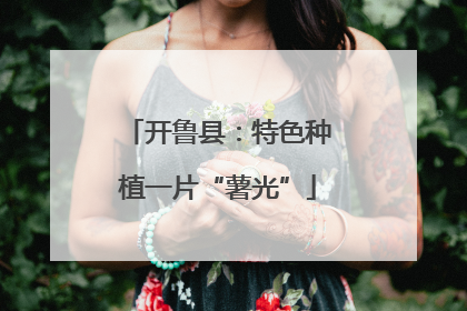 开鲁县：特色种植一片“薯光”