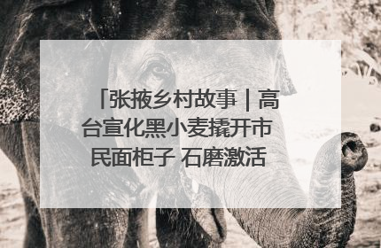 张掖乡村故事｜高台宣化黑小麦撬开市民面柜子 石磨激活村集体钱匣子