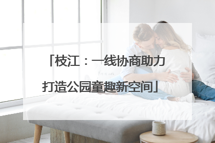 枝江：一线协商助力打造公园童趣新空间