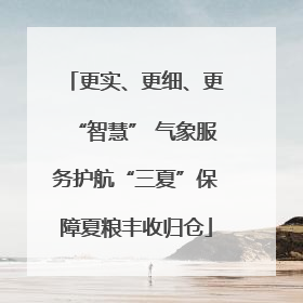 更实、更细、更“智慧” 气象服务护航“三夏”保障夏粮丰收归仓