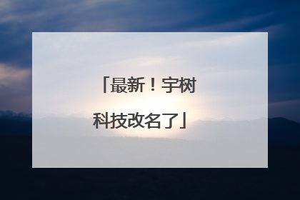 最新！宇树科技改名了