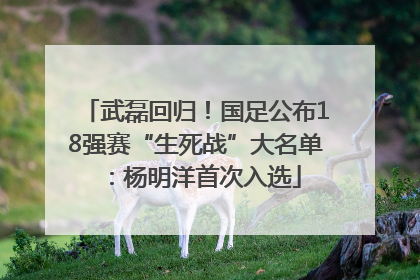 武磊回归！国足公布18强赛“生死战”大名单：杨明洋首次入选