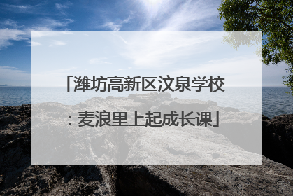 潍坊高新区汶泉学校：麦浪里上起成长课