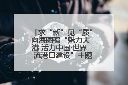 求“新”见“质” 向海图强“魅力大港 活力中国·世界一流港口建设”主题宣传活动走进山东