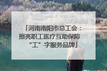 河南南阳市总工会：擦亮职工医疗互助保障“工”字服务品牌