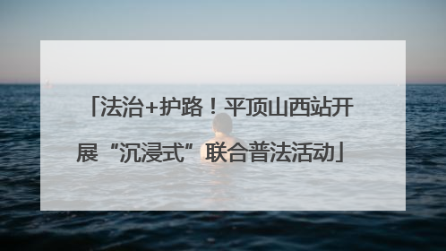 法治+护路！平顶山西站开展“沉浸式”联合普法活动