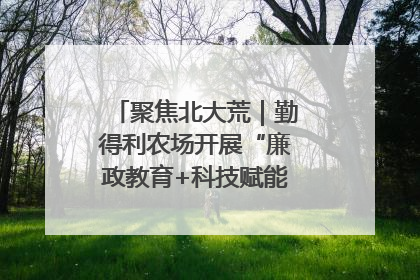 聚焦北大荒｜勤得利农场开展“廉政教育+科技赋能”主题党日活动