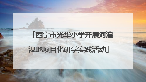 西宁市光华小学开展河湟湿地项目化研学实践活动