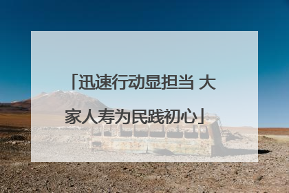 迅速行动显担当 大家人寿为民践初心