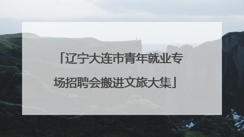 辽宁大连市青年就业专场招聘会搬进文旅大集