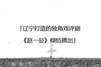辽宁打造的独角戏评剧《赵一曼》倾情播出