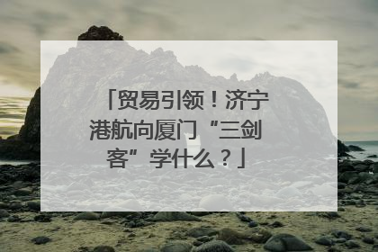 贸易引领！济宁港航向厦门“三剑客”学什么？