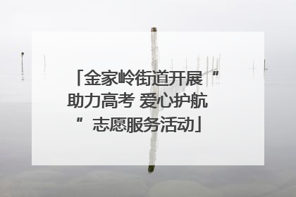 金家岭街道开展“助力高考 爱心护航”志愿服务活动