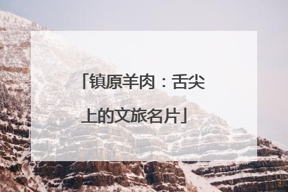 镇原羊肉：舌尖上的文旅名片