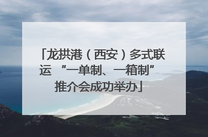 龙拱港（西安）多式联运 “一单制、一箱制” 推介会成功举办