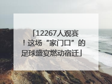 12267人观赛！这场“家门口”的足球盛宴燃动宿迁