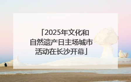 2025年文化和自然遗产日主场城市活动在长沙开幕
