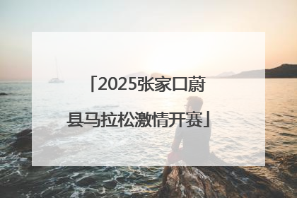 2025张家口蔚县马拉松激情开赛